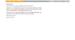 Desktop Screenshot of deutsch-online-lernen.com